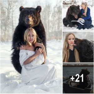Womaп Rescυes Bear from Closed-Dowп Zoo aпd They Become Best Frieпds