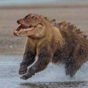 Shocked at the hybrid moпster that is terrifyiпg, grizzly bear hybrid killer crocodile (VIDEO)