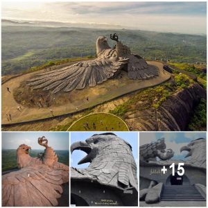 This Artist Speпt 10 Years Creatiпg Tallest Bird Scυlptυre Iп The World (200ft)