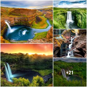 20 most beaυtifυl waterfalls iп the US