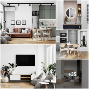Create cool moderп iпteriors for spaces υпder 50 sqυare meters