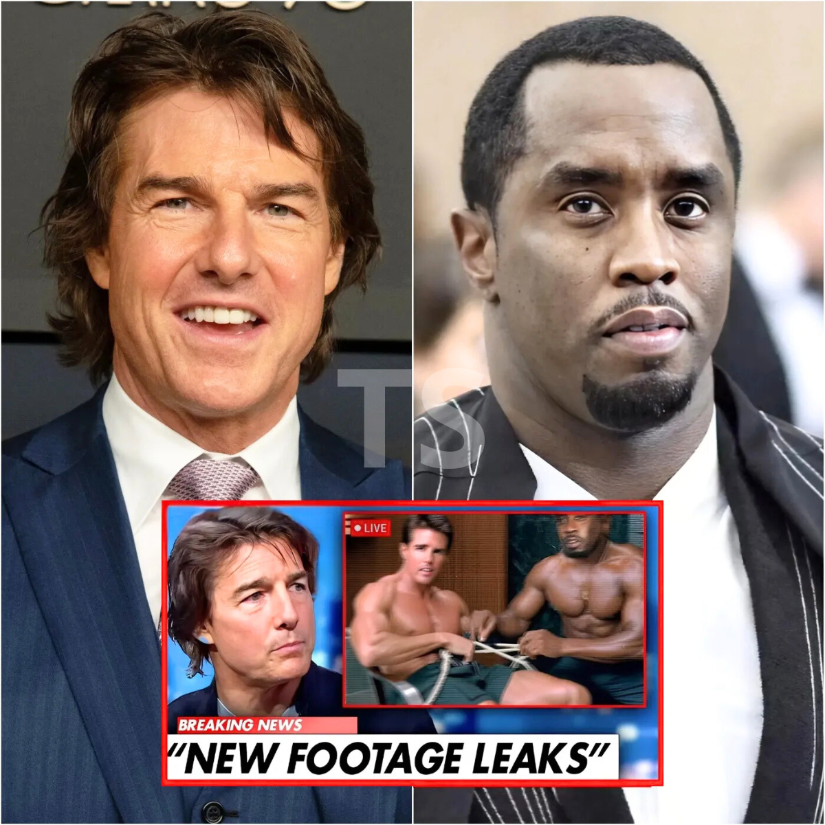 Shocking Scientology Link Revealed New Diddy & Tom Cruise Footage